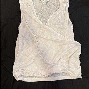 Athleta Cream Wrap Tank Top